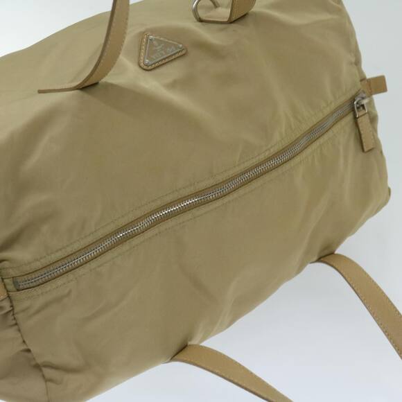 PRADA Hand Bag Nylon Beige - Picture 6 of 16